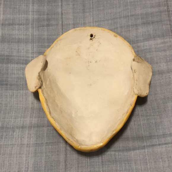 MANGO TREE STUDIOS Ceramic Mask Wall Art 7.5” New - Picture 3 of 15